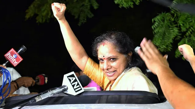k-kavitha-bail-news-brs-leader-released-from-jail-after-supreme-court-order-in-delhi-liquor-policy-case